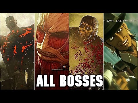 Attack On Titan 2: Final Battle All Bosses + Ending (Season 3 Part 2)