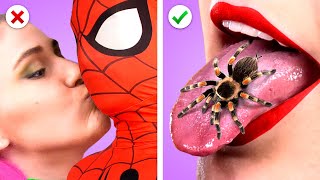 SUPERHEROE COUPLE PRANKS | PEGADINHAS DE CASAL | Dicas DIY e Situações Divertidas