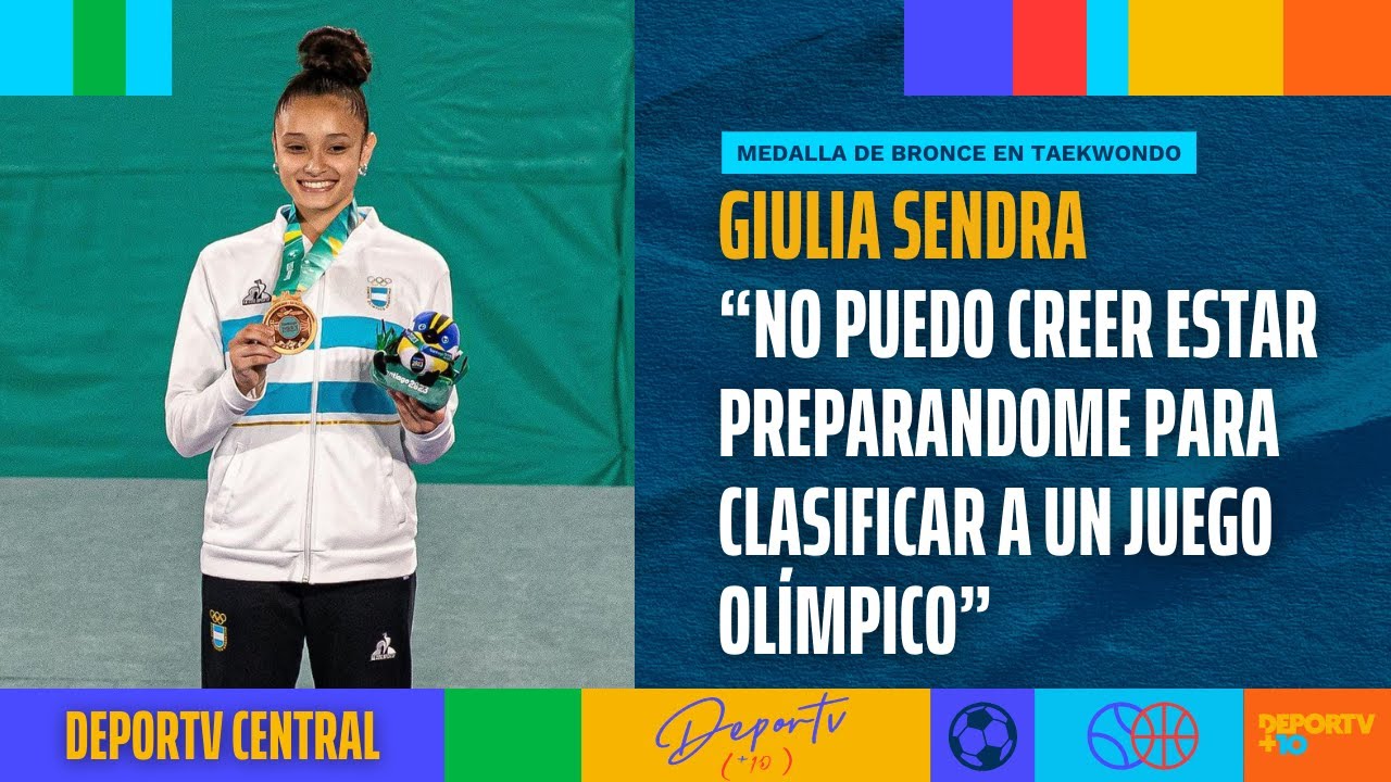 ENTREVISTA | Giulia Sendra, medallista panamericana en taekwondo en Santiago 2023