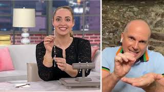 Christian James by Scott Grimes Sterling Silver Cultured Pearl Floral Bracelet on QVC