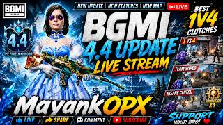 BGMI LIVE 🔴 1v4 clutches Gameplay | High Kill Matches #MayankOPX #bgmi #bgmilivestream