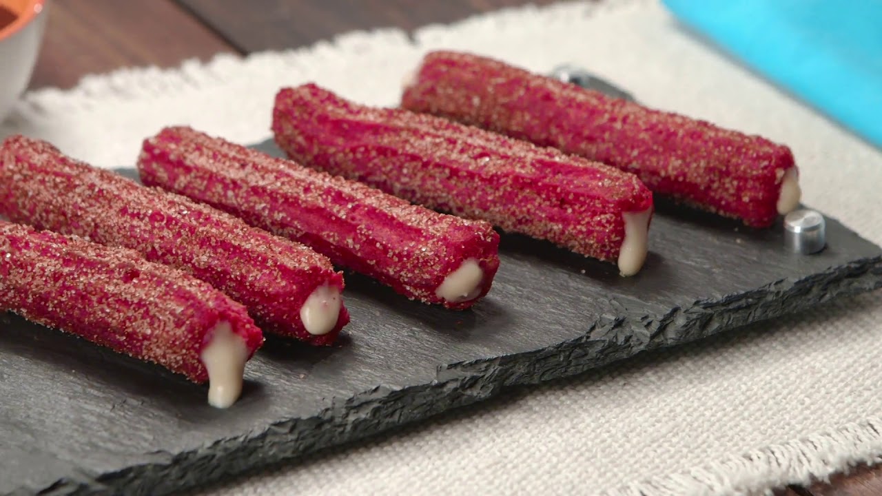 RECEITAS DIFERENTES DE CHURROS: EM CUBINHOS, RED VELVET E CHEESECAKE I RECEITAS DOCES I VIX