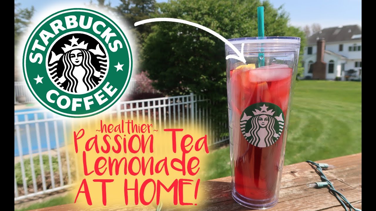 ✨healthier✨ Passion Tea Lemonade | DIY Starbucks