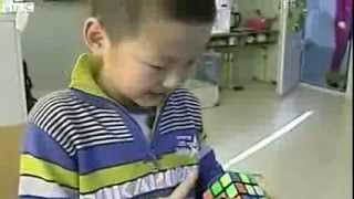 Chinese boy, aged nine, sets new Rubiks Cube record