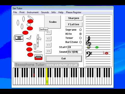 Soprano Saxophone Altissimo Finger Chart