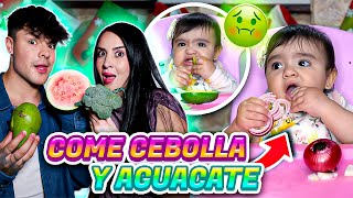 Isabella Prueba Vegetales Y Frutas Por Primera Vez Carlos Adri