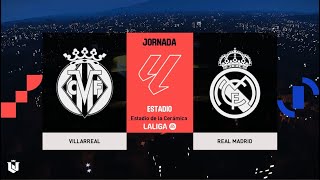 Villareal vs Real Madrid | La Liga 2023/24  |  Gameplay pes 2021