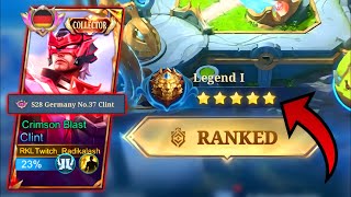 Clint one of the best hero to rank up to Mythic | Build Global 1 Clint Emblem | MLBB