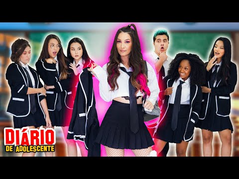 MALOUCOS EM: FRANZINHA FICA POPULAR - ! EP  9 Diário de Adolescente