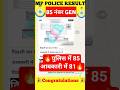 MP POLICE में 85 आबकारी में 81 MP POLICE 2025 RESULT OUT #shorts #viral