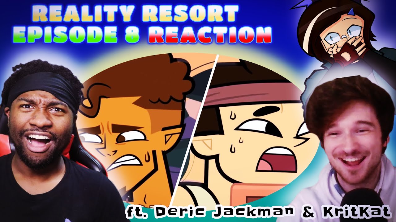 РЕАКЦИЯ АКТЕРОВ ОЗВУЧКИ: 🏝️Reality Resort🏝️ - Эпизод 8 с участием @DericJackman и KritKat | ИСТОР...