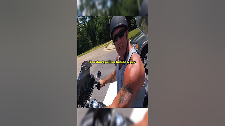 Police chief loses his temper on biker 🤬 @Sean0and0Mike