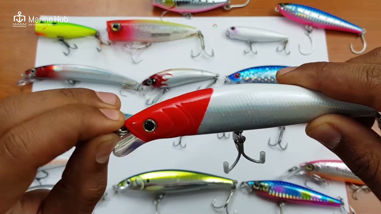 The kinds of Lures | مهارات الصيد مع مارين هب |  انواع اللور واماكنهم في العمود المائي