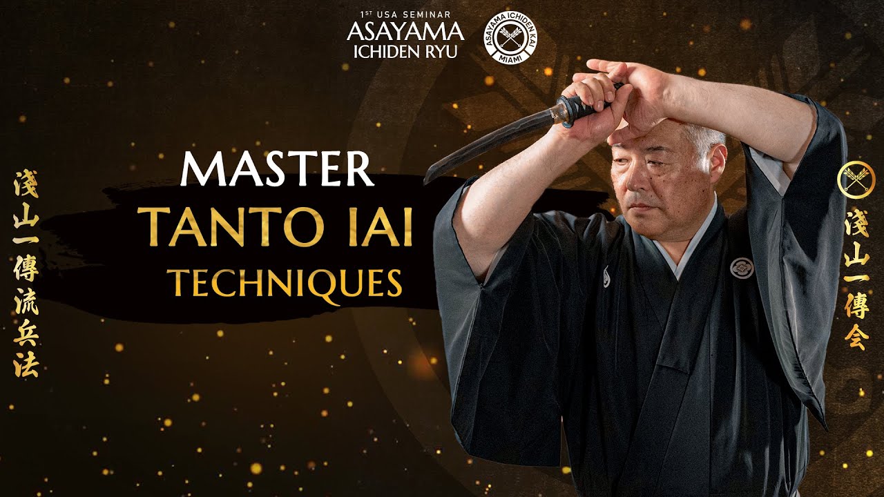 Seki Sensei demonstrating the tanto techniques