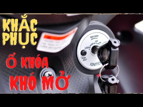 Video DŨNG JUPITER |CÁCH KHẮC PHỤC Ổ KHÓA XE MÁY BỊ KẸT CỨNG... - youtube