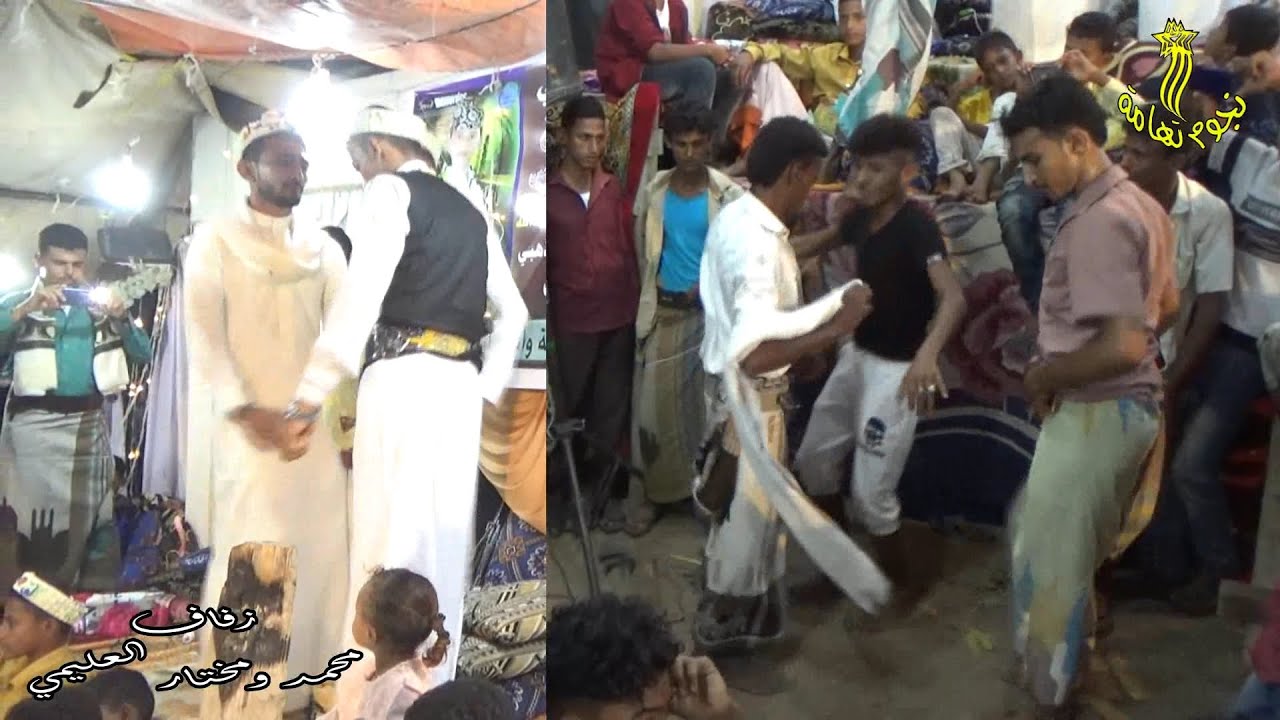 مجموعة أغاني شرح مع حناء آخر السهرة غناء الفنان اسامه دعبوش في زفاف محمد ومختار العليمي بالرد