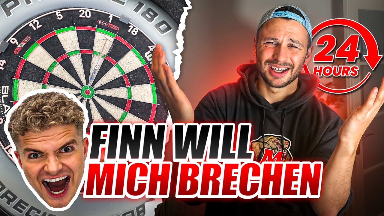 FINN WILL MICH STOPPEN! 🛑🎯 l 3 DART-TURNIERSIEGE IN 24 STUNDEN 😱🥹
