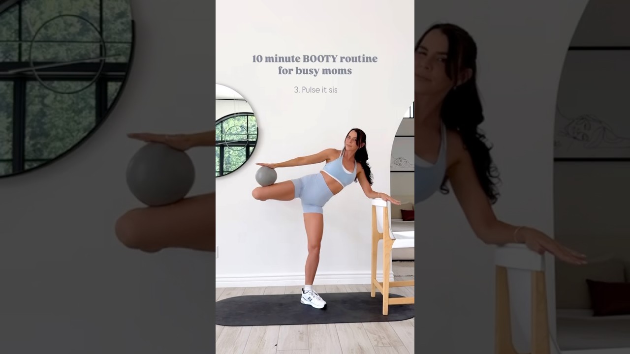 10 minute BOOTY routine ✨🍑 #workoutsforwomen #quickworkout #homeworkout