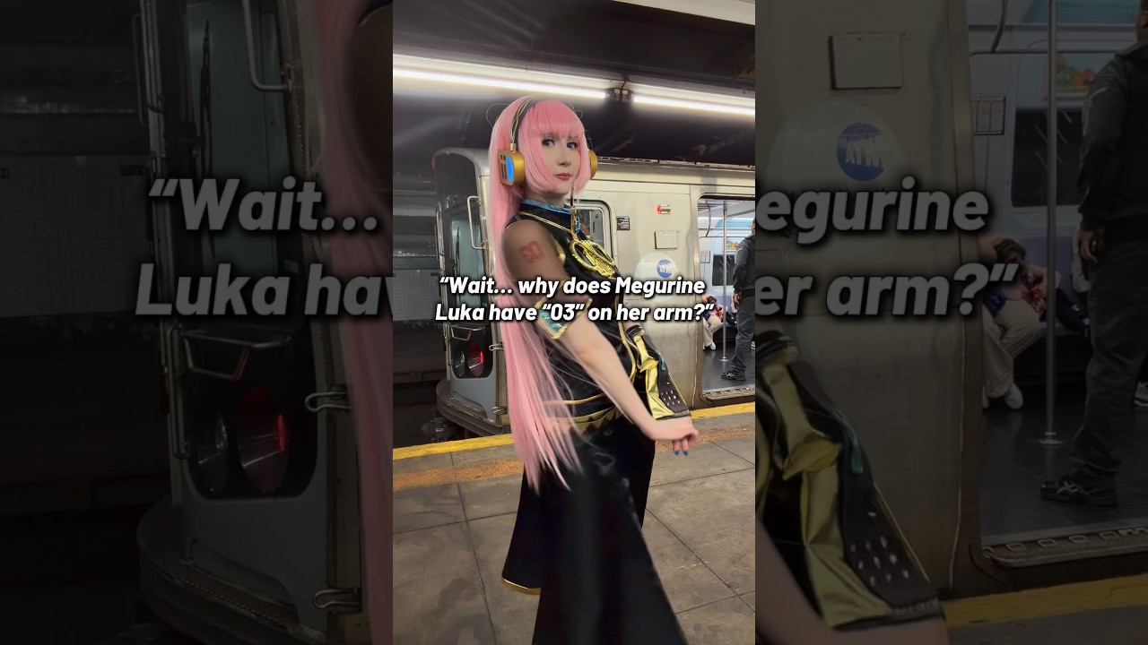 Did you know why Luka has “03” on her arm? 👀 #megurineluka #megurinelukacosplay #hatsunemiku #miku