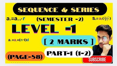 Sequence & series class 11 maths 🔥  Semester- 2 | অনুক্রম এবং শ্রেণী | SN Dey Chhaya Prakashani |