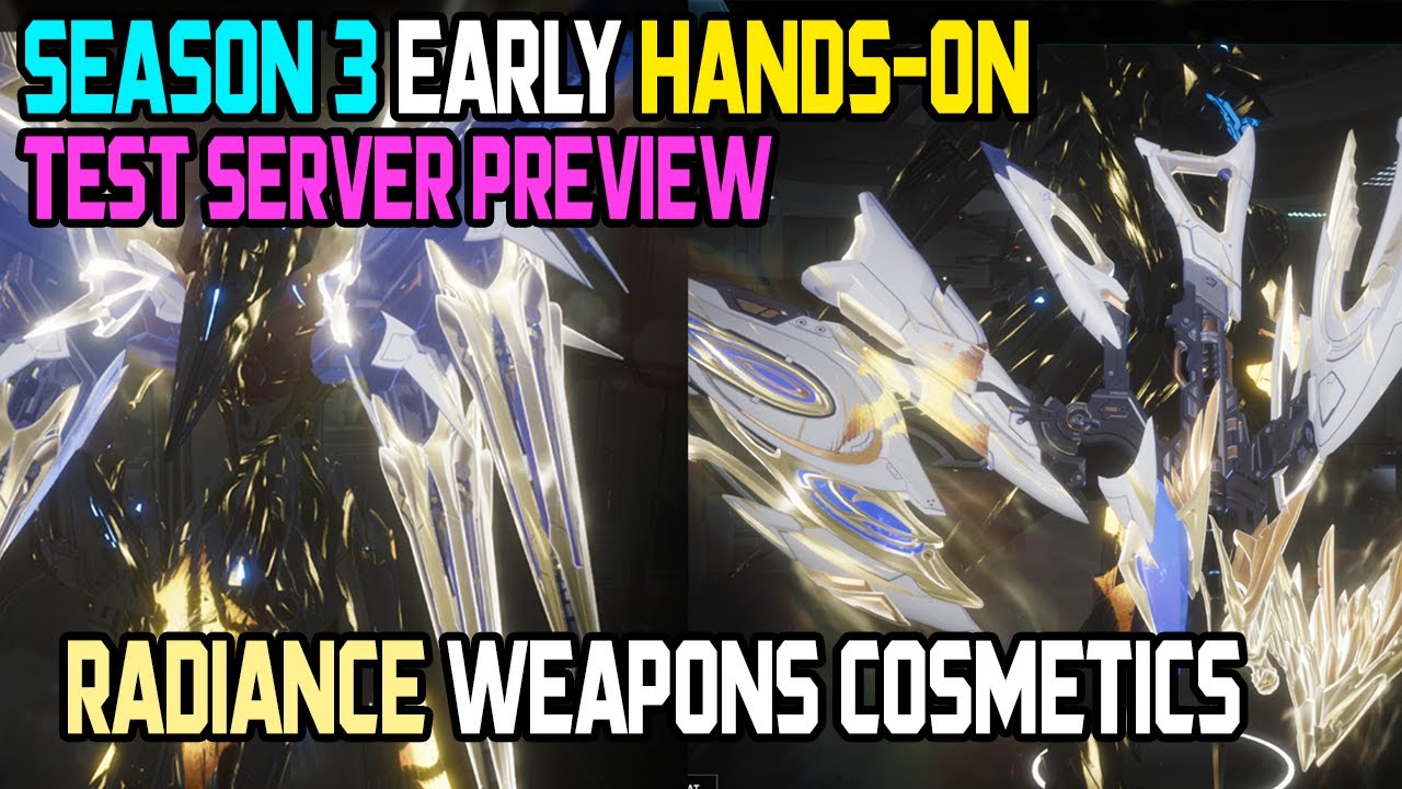 Mecha BREAK S3 ALL 6 RADIANNCE WEAPONS PREVIEW