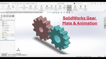 SolidWorks Tutorial Gear Mate | Complete Tutorial for Beginners