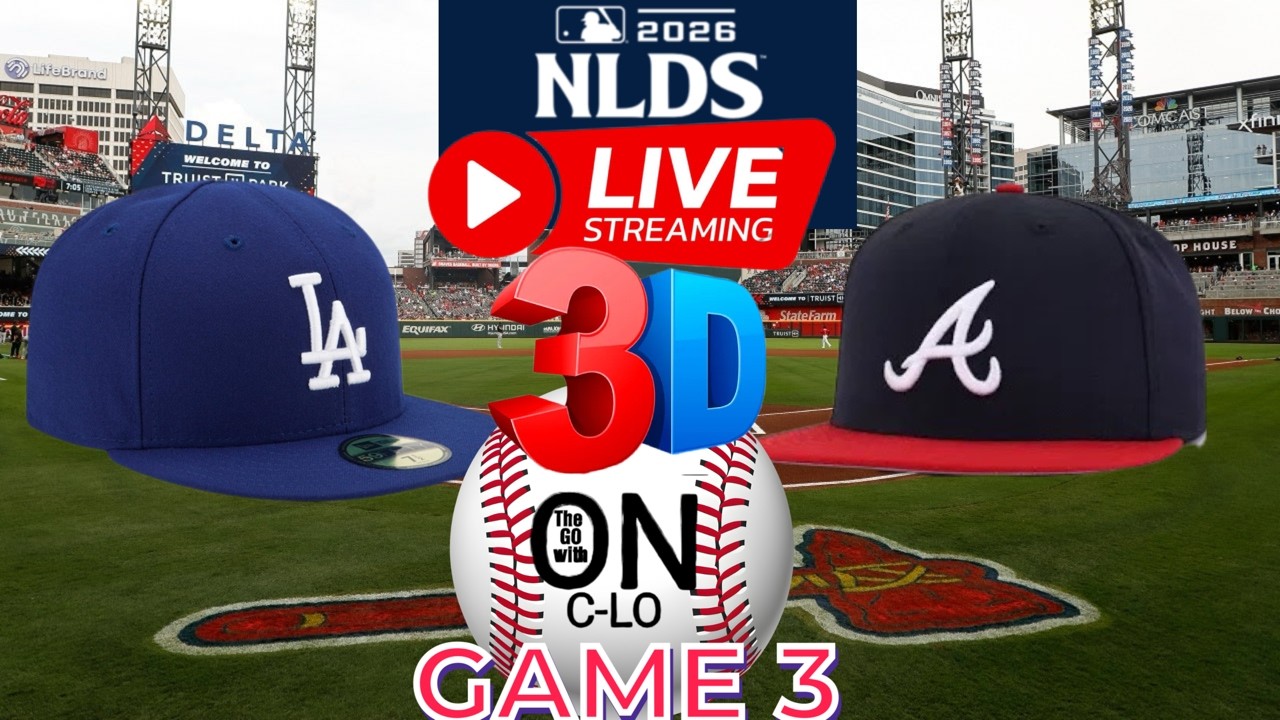🔴Atlanta Braves vs LA Dodgers Live MLB NLDS⚾Game 3 Live Play by Play 3D MLB Livesream