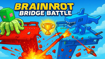 Can I survived Brainrot Bridge Battle?🔥 