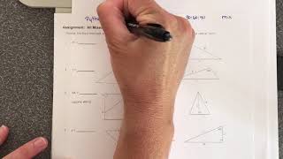 M2 Special Right Triangles Practice video 1