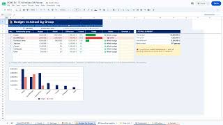 Holiday Gift Planner Google Sheets Template TE-58 SmartITSoft