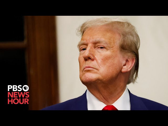 WATCH LIVE: Trump found guilty in hush money trial | A PBS NewsHour Special Report class=