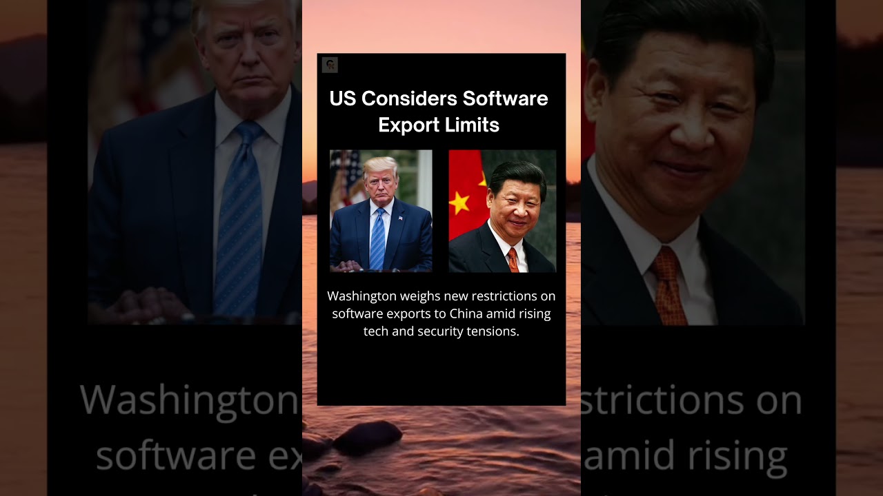 US mulls curbs on software exports to China 