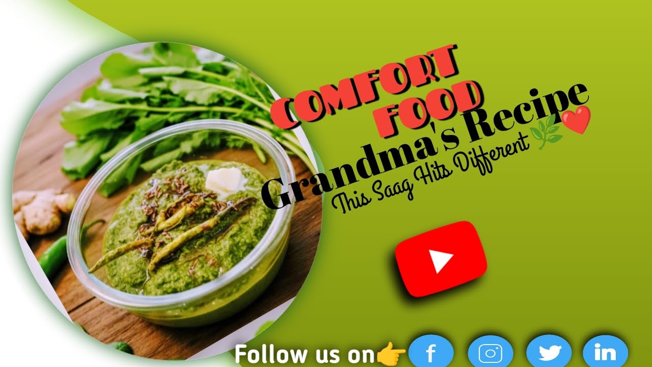 “Asli Punjabi Sarson Ka Saag | Healthy & Delicious Winter Recipe”🌿