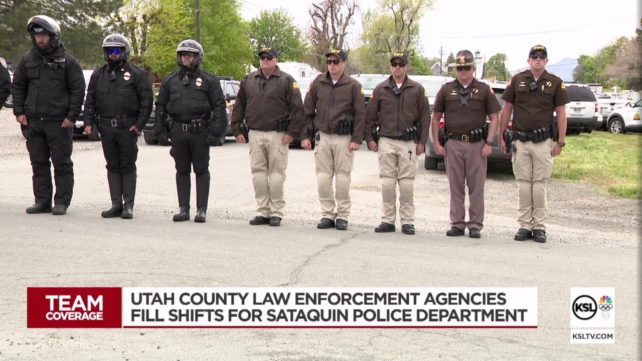 Utah County police agencies help fill the shifts of Santaquin Police