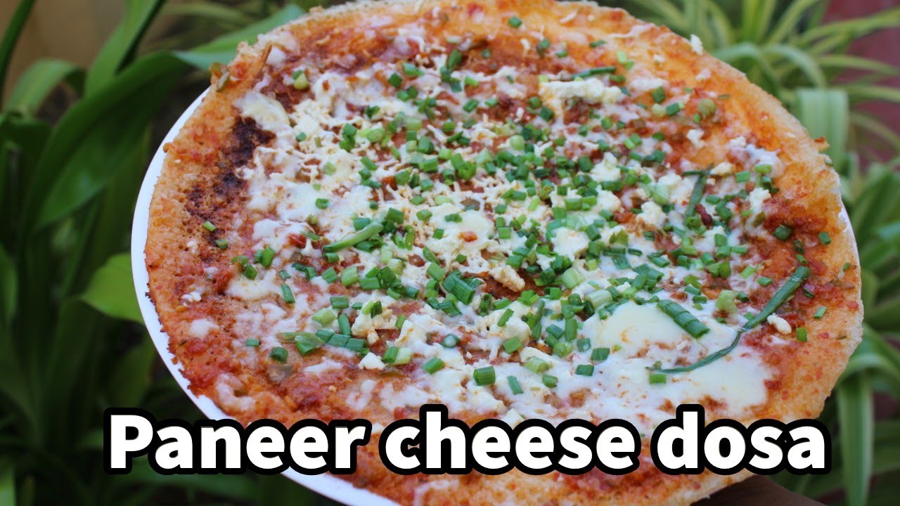 Paneer cheese dosa recipe Paneer dosa wrap Spicy Dosa wrap South