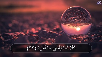 سورة عبس للقارئ عمر الدريويز - SURAT ABASA