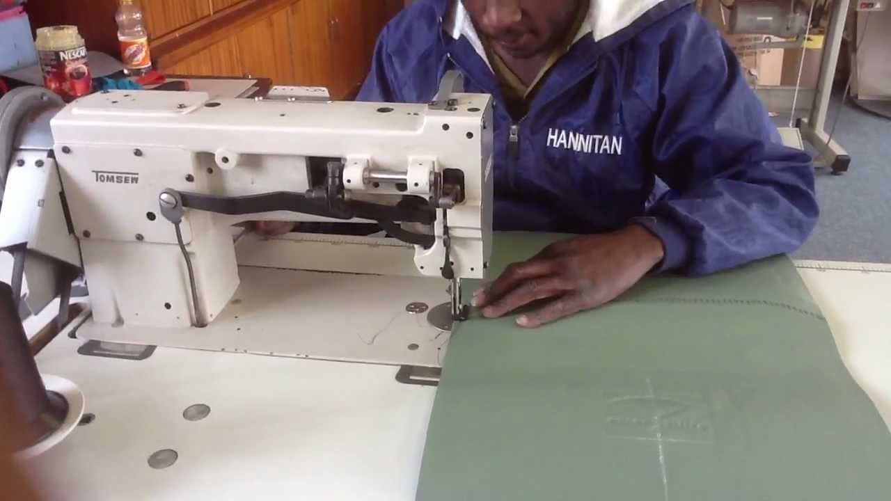 Manufacturing leather bags YouTube