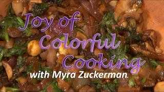 Joy of Colorful Cooking Episode 17 |  Balsamic Glazed Mustard Greens