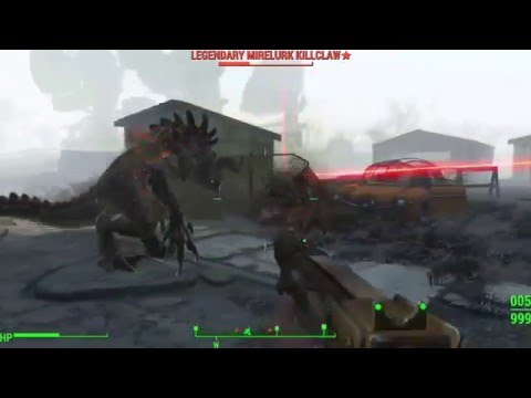 Deathclaw vs mirelurk (Fallout 4 Funny moments)
