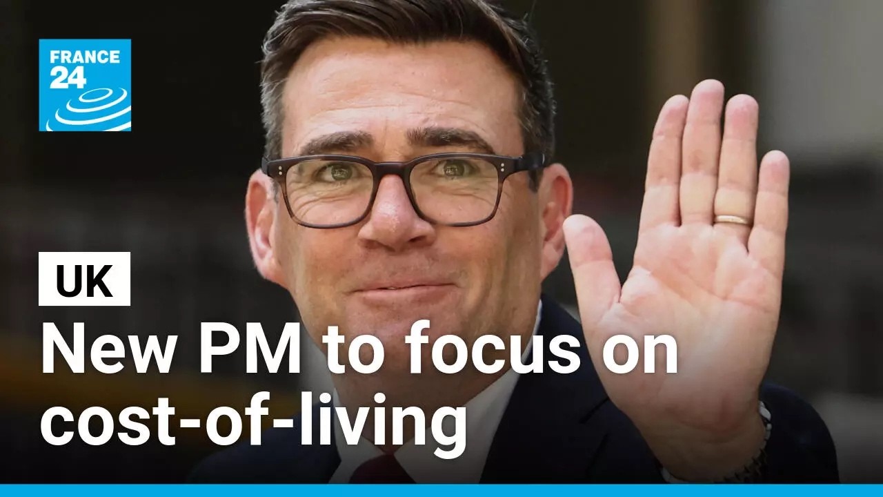 Andy Burnham expected to focus on UK's cost-of-living in first speech • FRANCE 24 English