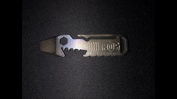 EOS MiniShark titanium prybar First impressions (an ultralight pocket tool)