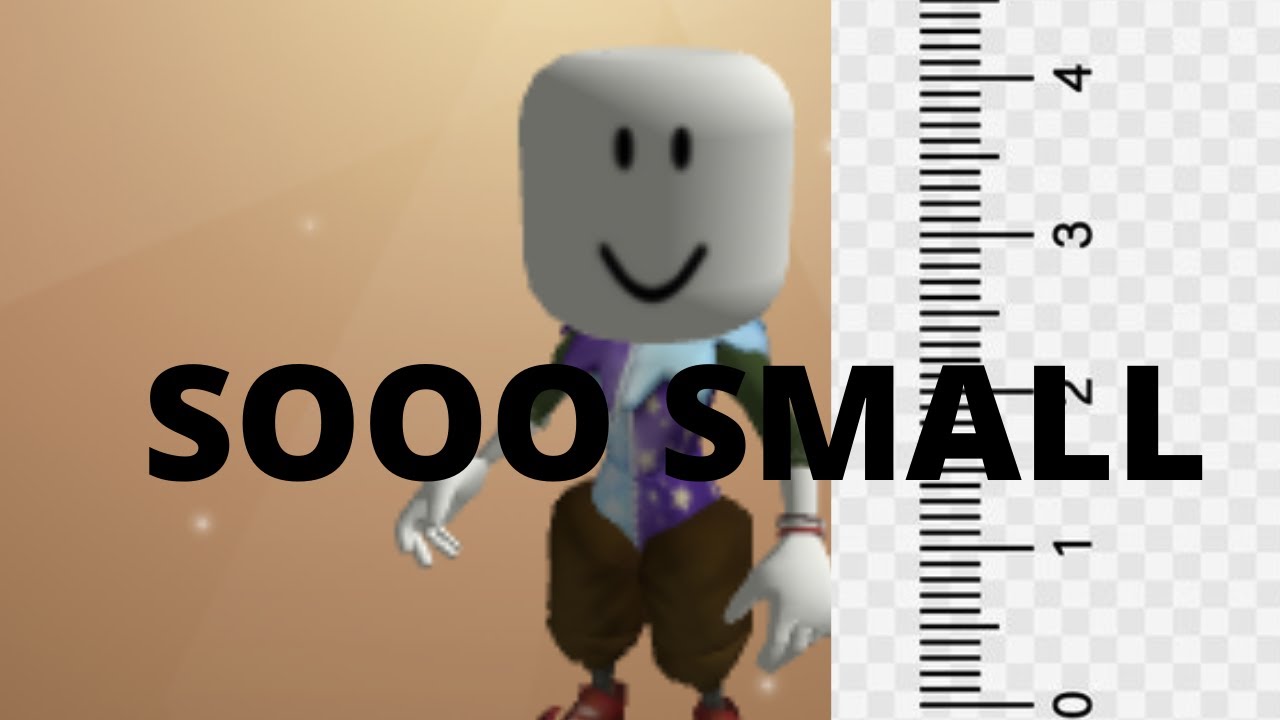 Mm2 With A Very Small Avatar Youtube - how to have a tiny avatar in roblox