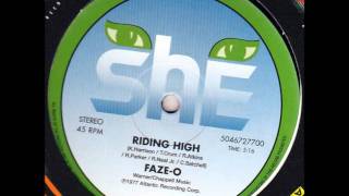 Chords for Faze O - Riding High