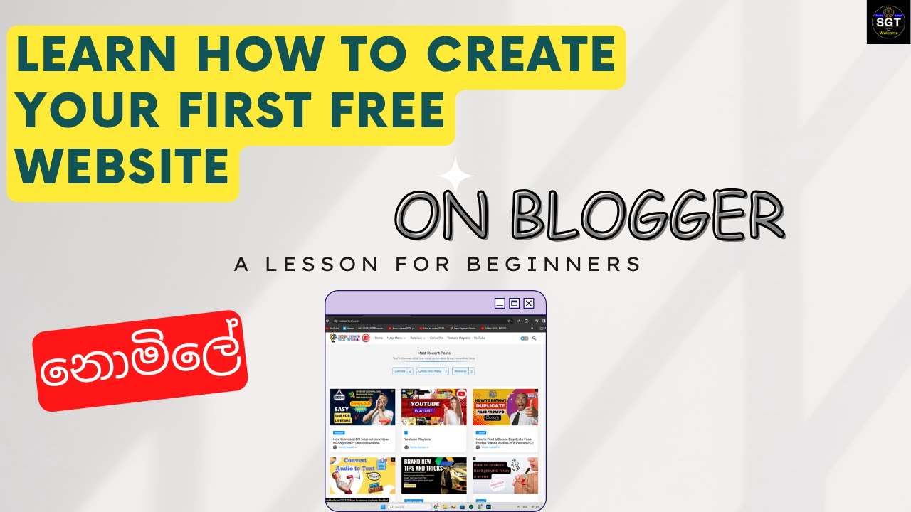 How to create a free website on blogger | Earn money online | What is a ...