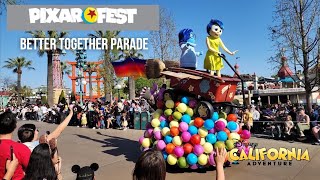 Pixar Fest Better Together Complete Parade 2024 #disneyland #pixarfest #2024