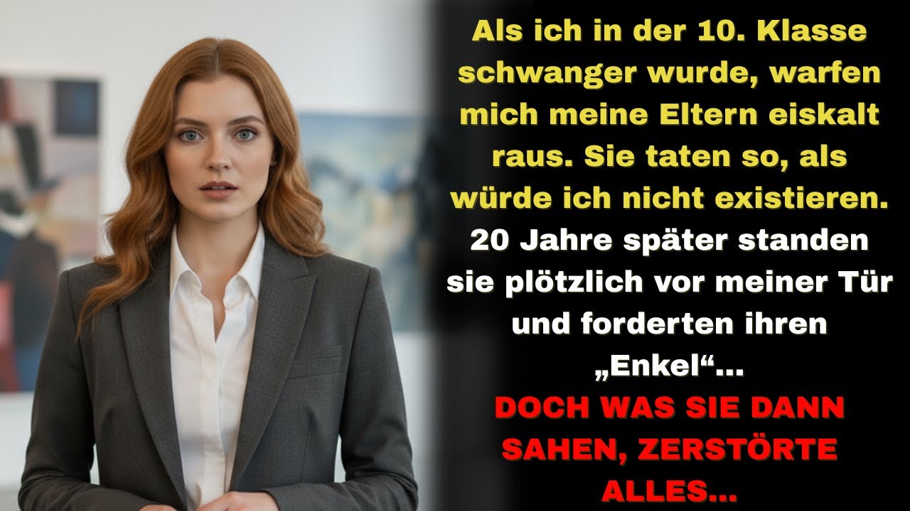 Meine Eltern warfen mich schwanger von zu Hause raus – 20 Jahre später bettelten sie um meinen Sohn…