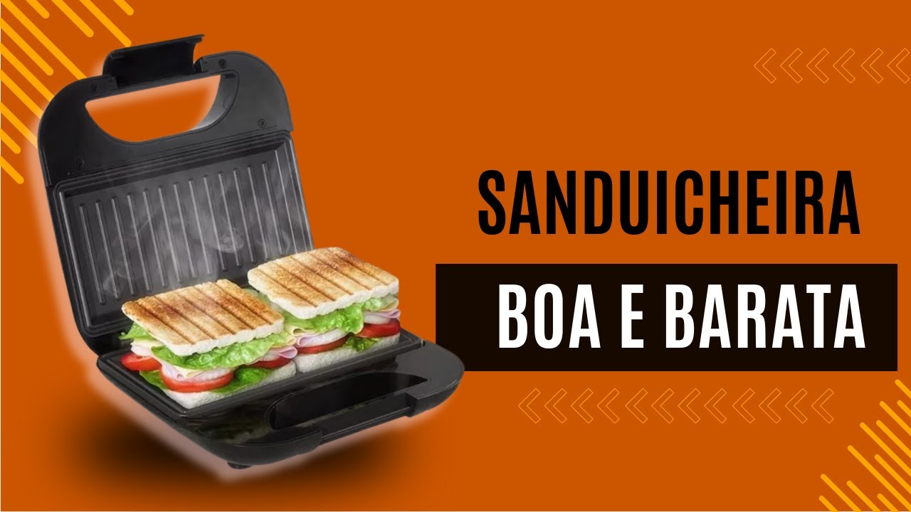 SANDUICHEIRA BOA E BARATA DE 2025 | SANDUICHEIRA EFFICIENT ELETROLUX ...