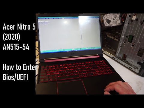 Acer Nitro 5 2020 AN515-54 How to Enter the Bios