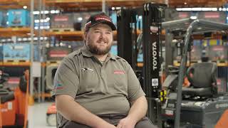 Meet John our 2024 TMHA Forklift Apprentice