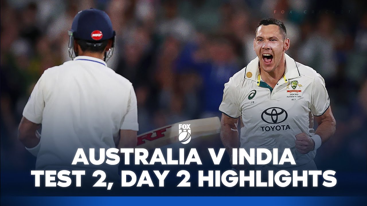 Second Test Australia v India - Second Test, Day 2 Highlights I 07/12/24 I Fox ...